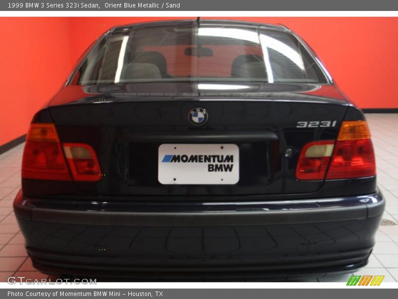 Orient Blue Metallic / Sand 1999 BMW 3 Series 323i Sedan