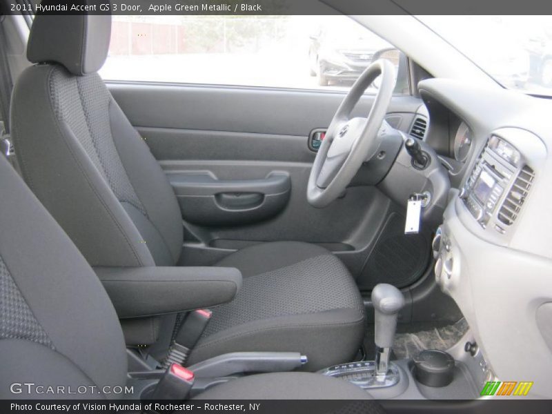  2011 Accent GS 3 Door Black Interior