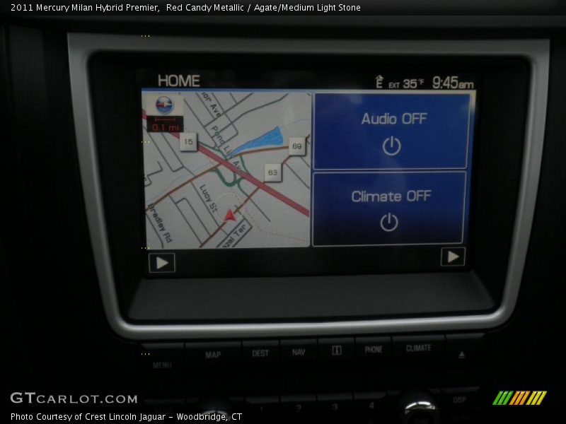Red Candy Metallic / Agate/Medium Light Stone 2011 Mercury Milan Hybrid Premier