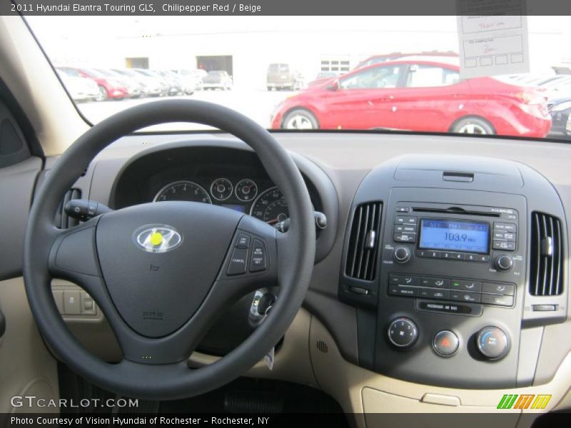Dashboard of 2011 Elantra Touring GLS