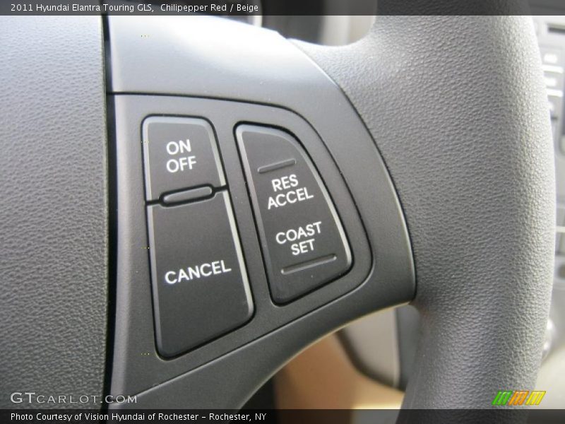 Controls of 2011 Elantra Touring GLS