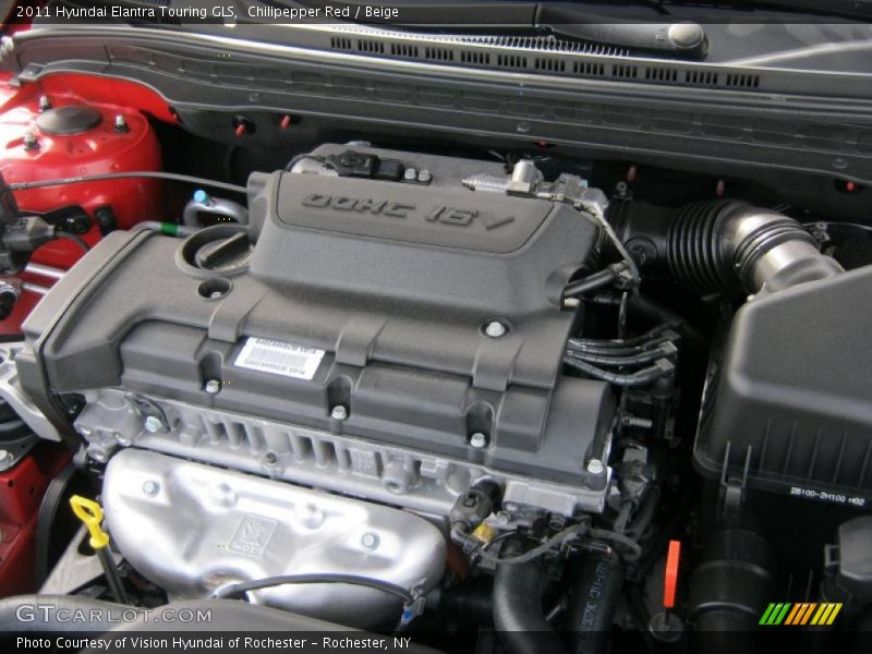  2011 Elantra Touring GLS Engine - 2.0 Liter DOHC 16-Valve CVVT 4 Cylinder