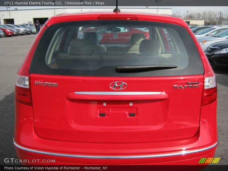 Chilipepper Red / Beige 2011 Hyundai Elantra Touring GLS