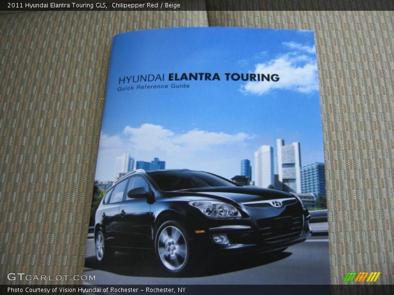 Chilipepper Red / Beige 2011 Hyundai Elantra Touring GLS