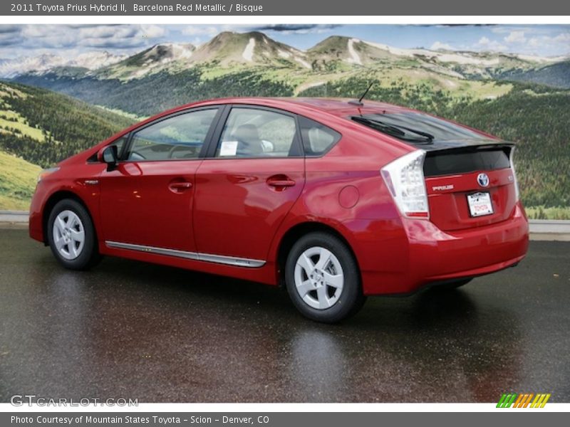 Barcelona Red Metallic / Bisque 2011 Toyota Prius Hybrid II
