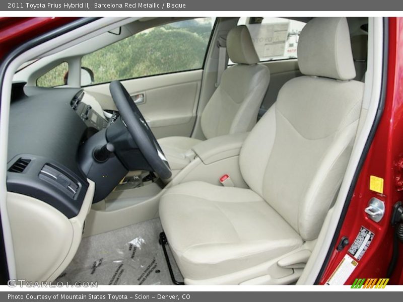 Barcelona Red Metallic / Bisque 2011 Toyota Prius Hybrid II
