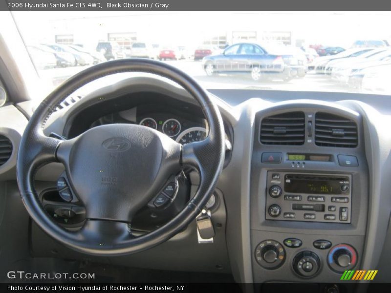 Black Obsidian / Gray 2006 Hyundai Santa Fe GLS 4WD