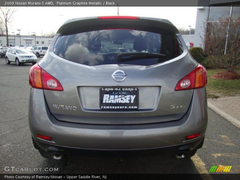 Platinum Graphite Metallic / Black 2009 Nissan Murano S AWD