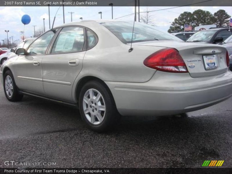 Gold Ash Metallic / Dark Pebble 2007 Ford Taurus SE