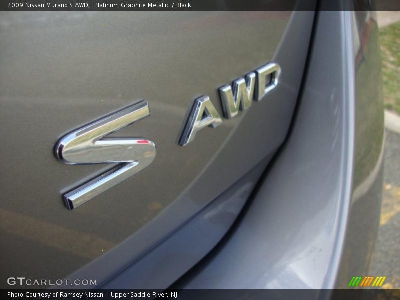 Platinum Graphite Metallic / Black 2009 Nissan Murano S AWD