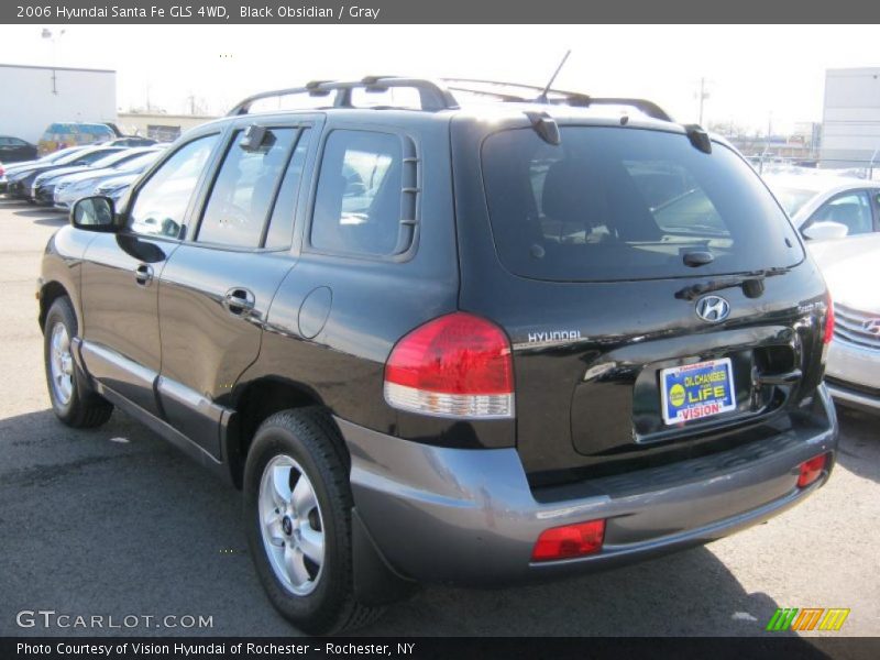 Black Obsidian / Gray 2006 Hyundai Santa Fe GLS 4WD