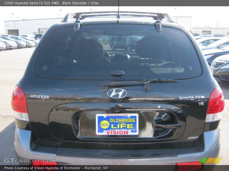 Black Obsidian / Gray 2006 Hyundai Santa Fe GLS 4WD