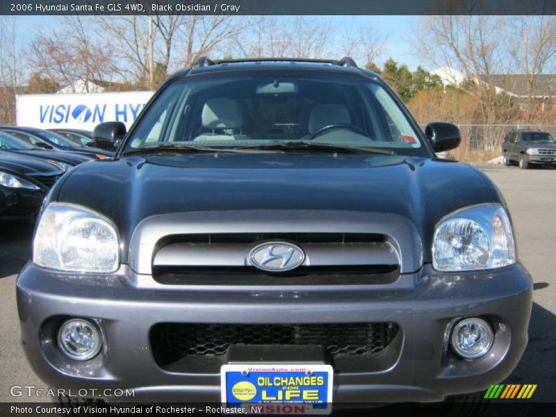 Black Obsidian / Gray 2006 Hyundai Santa Fe GLS 4WD
