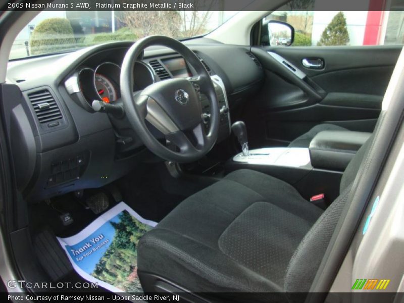 Platinum Graphite Metallic / Black 2009 Nissan Murano S AWD