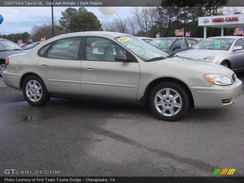 Gold Ash Metallic / Dark Pebble 2007 Ford Taurus SE
