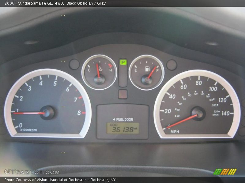 Black Obsidian / Gray 2006 Hyundai Santa Fe GLS 4WD