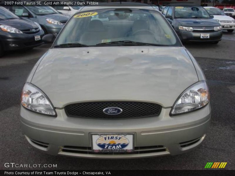 Gold Ash Metallic / Dark Pebble 2007 Ford Taurus SE