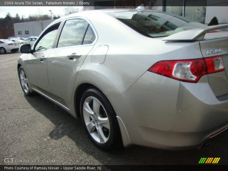 Palladium Metallic / Ebony 2009 Acura TSX Sedan