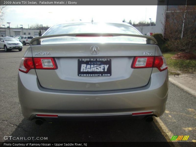Palladium Metallic / Ebony 2009 Acura TSX Sedan