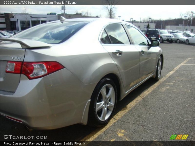 Palladium Metallic / Ebony 2009 Acura TSX Sedan