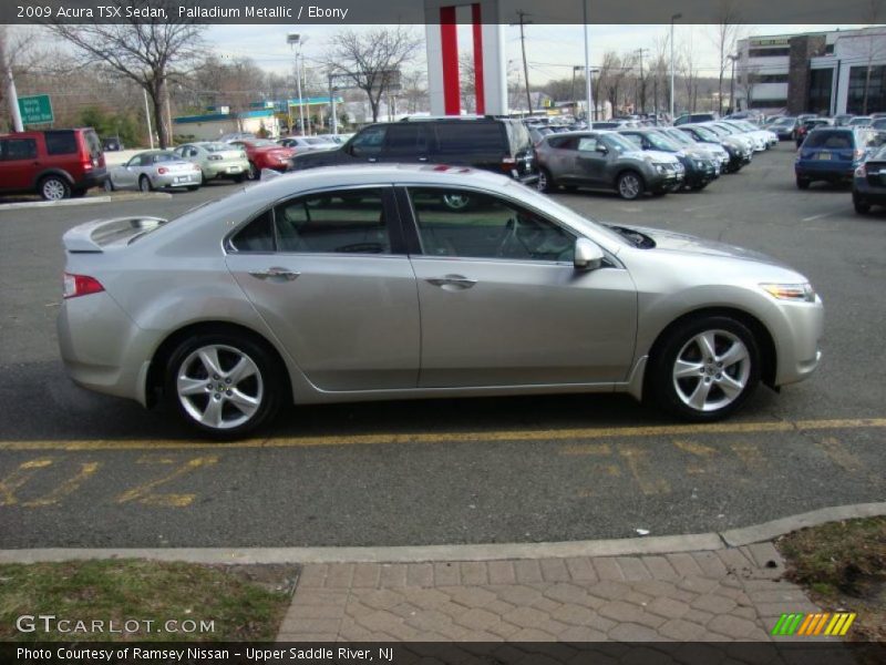 Palladium Metallic / Ebony 2009 Acura TSX Sedan