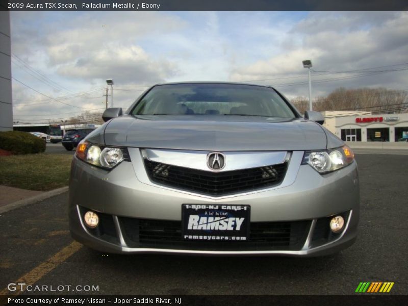 Palladium Metallic / Ebony 2009 Acura TSX Sedan
