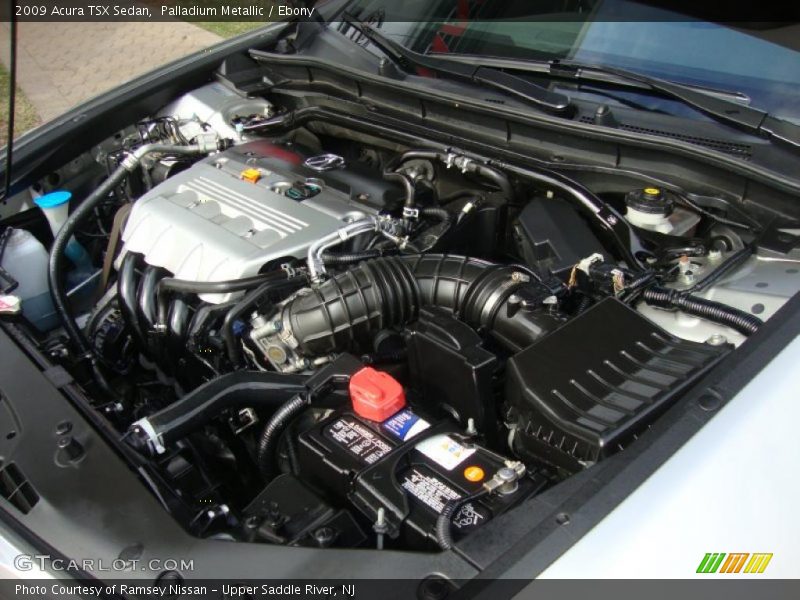 Palladium Metallic / Ebony 2009 Acura TSX Sedan