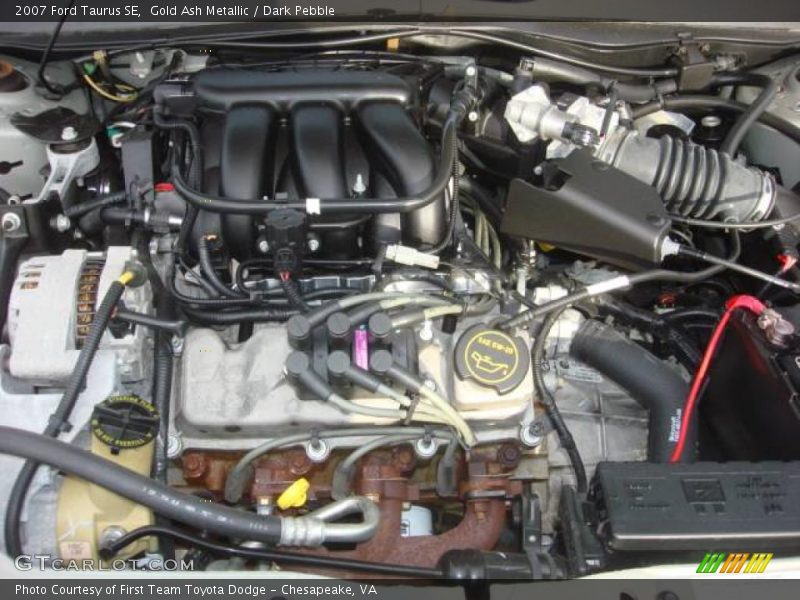 Gold Ash Metallic / Dark Pebble 2007 Ford Taurus SE