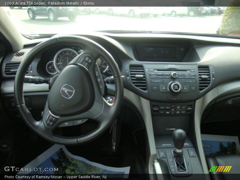 Palladium Metallic / Ebony 2009 Acura TSX Sedan
