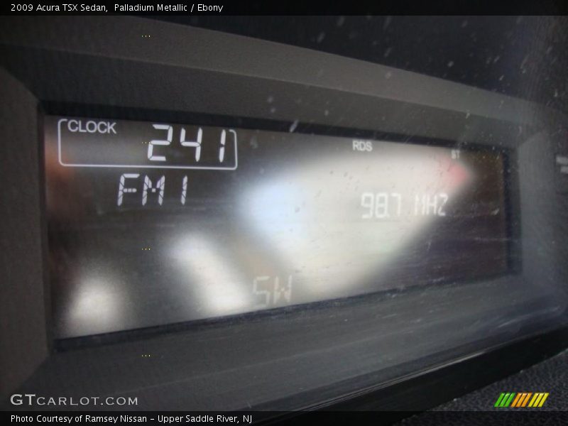 Palladium Metallic / Ebony 2009 Acura TSX Sedan