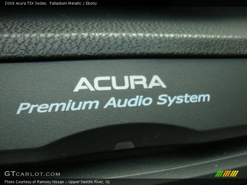Palladium Metallic / Ebony 2009 Acura TSX Sedan