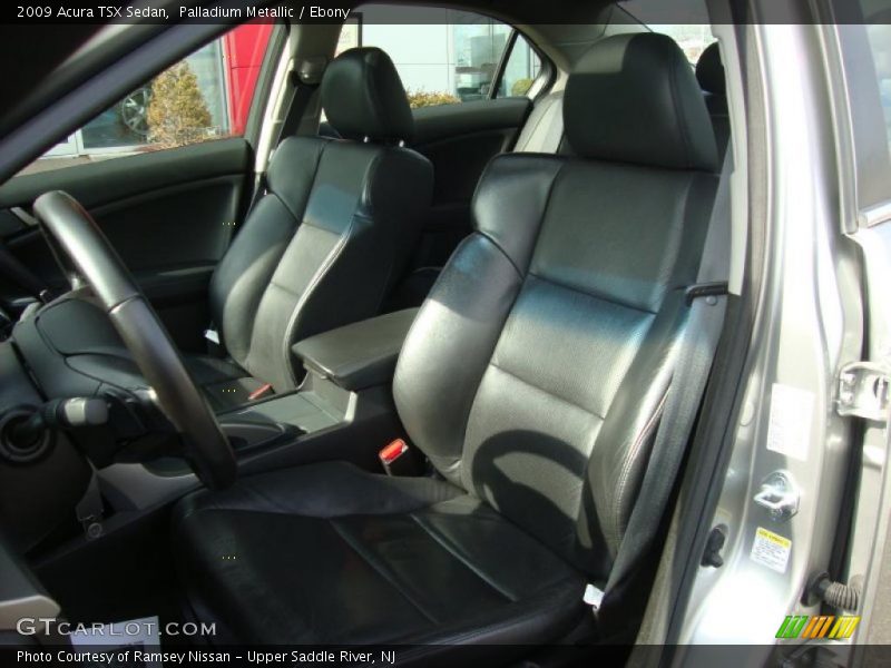 Palladium Metallic / Ebony 2009 Acura TSX Sedan
