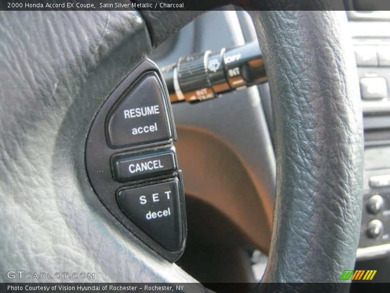 Satin Silver Metallic / Charcoal 2000 Honda Accord EX Coupe