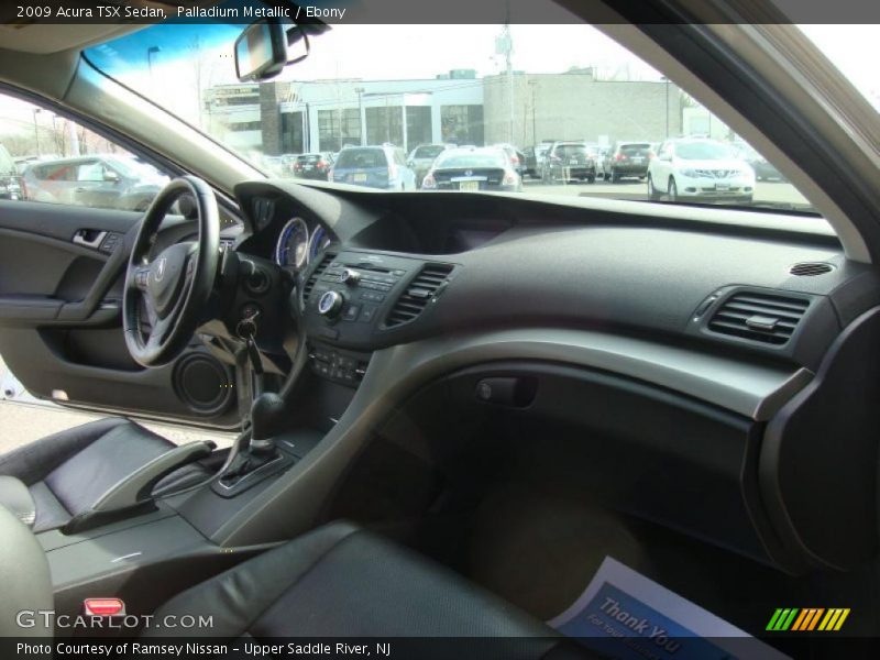 Palladium Metallic / Ebony 2009 Acura TSX Sedan