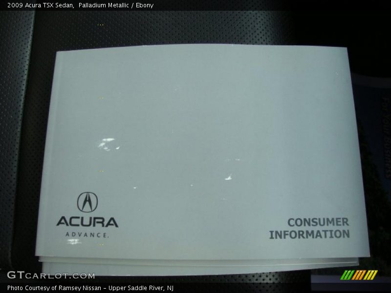 Palladium Metallic / Ebony 2009 Acura TSX Sedan
