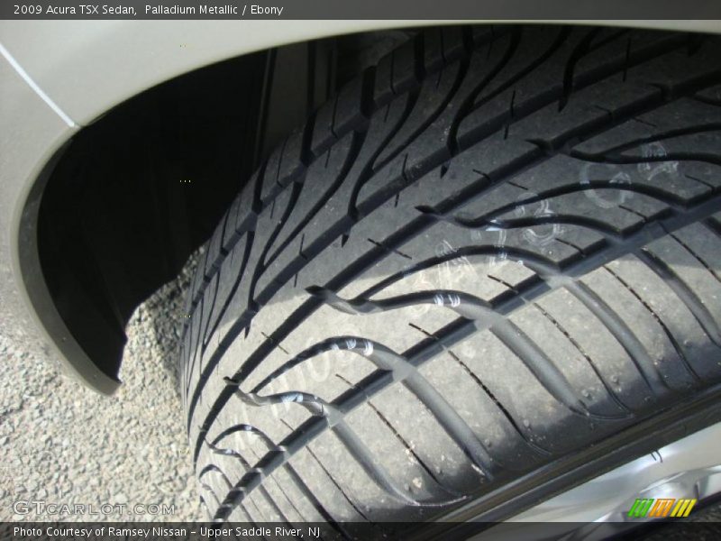 Palladium Metallic / Ebony 2009 Acura TSX Sedan