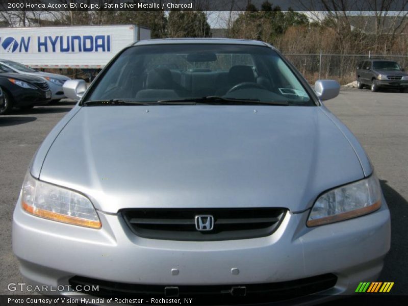 Satin Silver Metallic / Charcoal 2000 Honda Accord EX Coupe