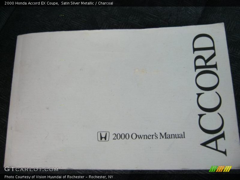 Satin Silver Metallic / Charcoal 2000 Honda Accord EX Coupe