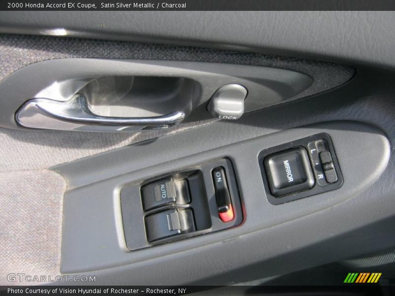 Satin Silver Metallic / Charcoal 2000 Honda Accord EX Coupe