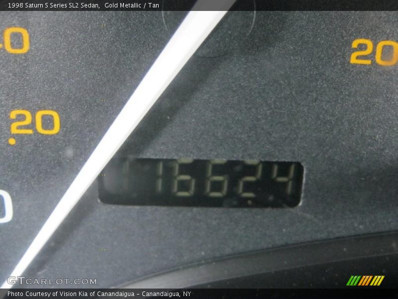 Gold Metallic / Tan 1998 Saturn S Series SL2 Sedan