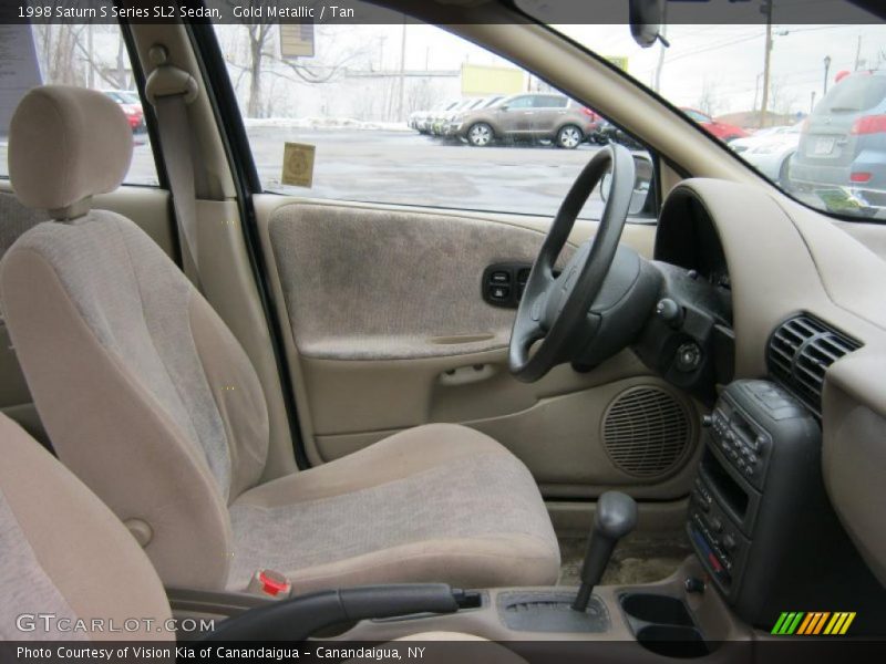Gold Metallic / Tan 1998 Saturn S Series SL2 Sedan