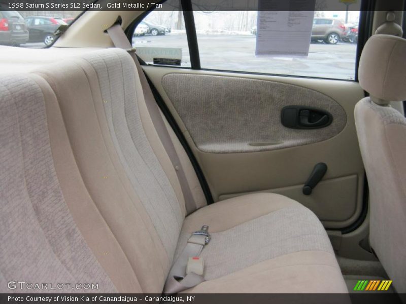 Gold Metallic / Tan 1998 Saturn S Series SL2 Sedan