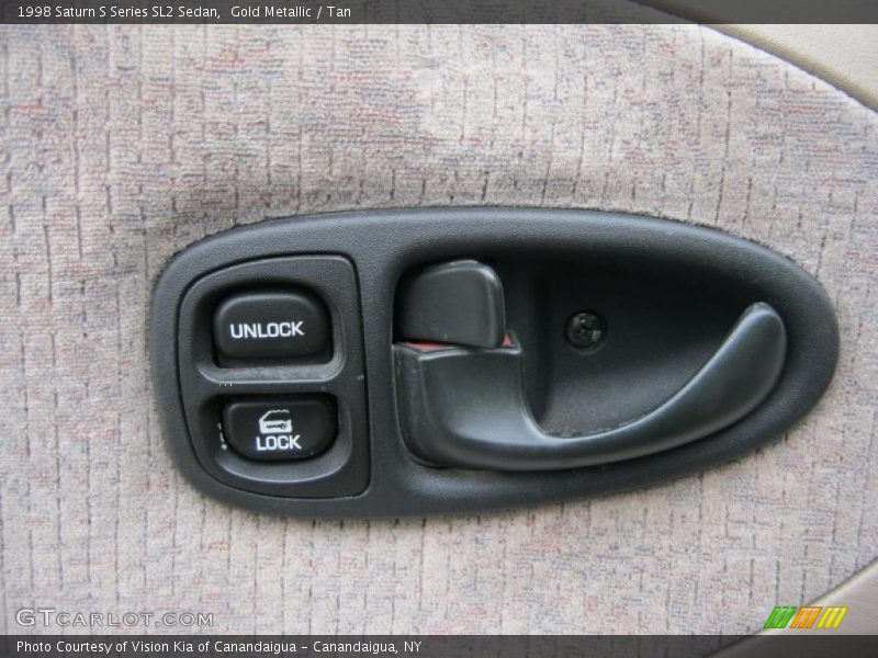 Gold Metallic / Tan 1998 Saturn S Series SL2 Sedan