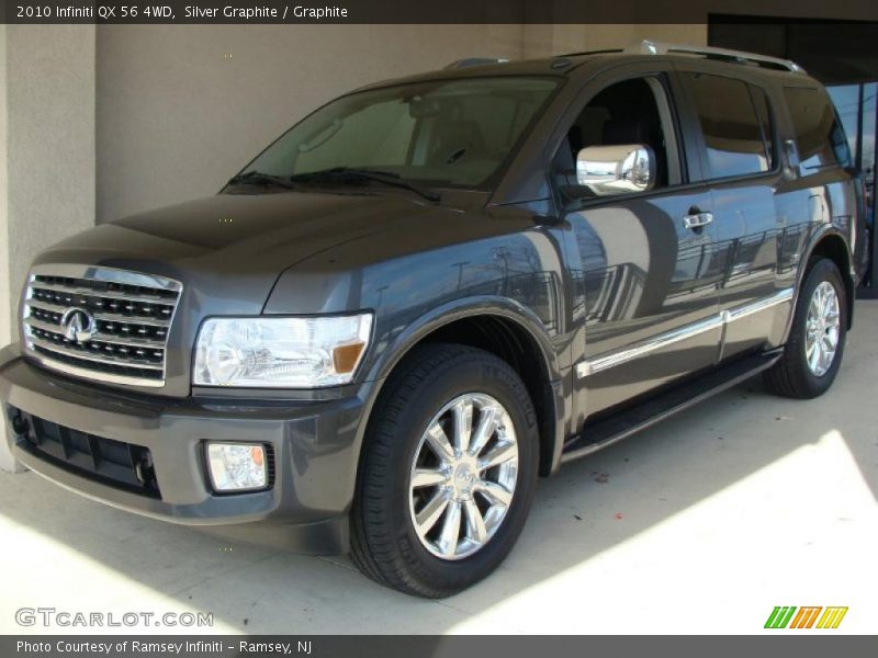 Front 3/4 View of 2010 QX 56 4WD