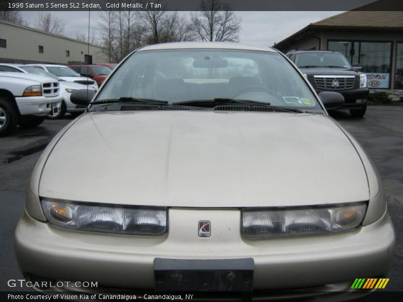 Gold Metallic / Tan 1998 Saturn S Series SL2 Sedan