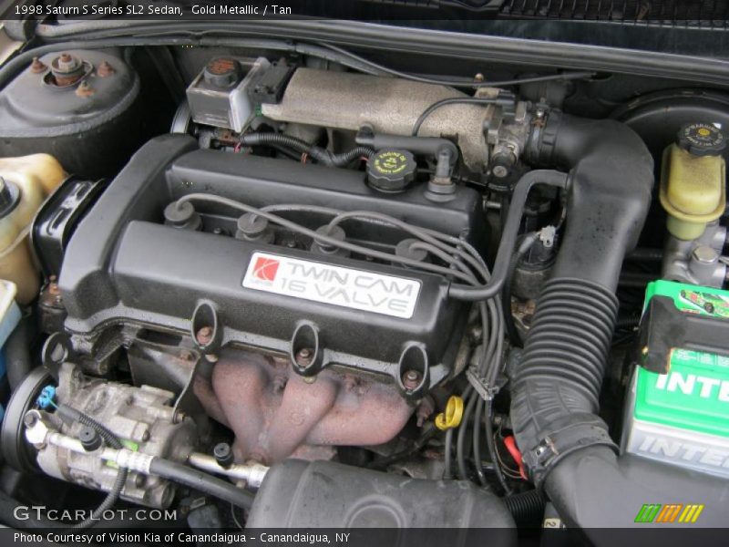 Gold Metallic / Tan 1998 Saturn S Series SL2 Sedan