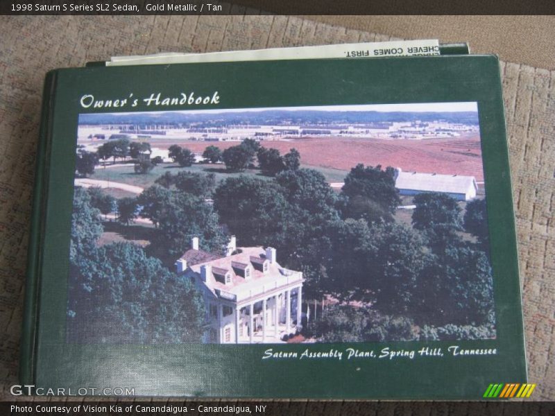 Gold Metallic / Tan 1998 Saturn S Series SL2 Sedan