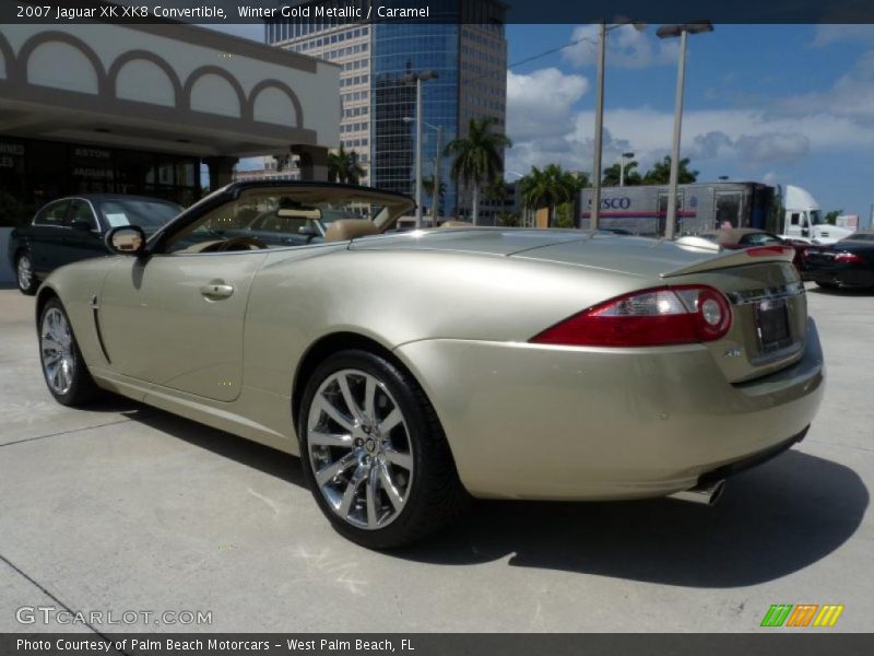  2007 XK XK8 Convertible Winter Gold Metallic