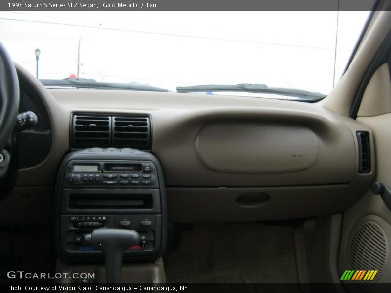 Gold Metallic / Tan 1998 Saturn S Series SL2 Sedan
