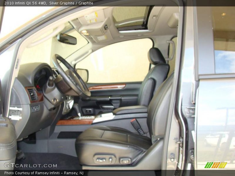  2010 QX 56 4WD Graphite Interior